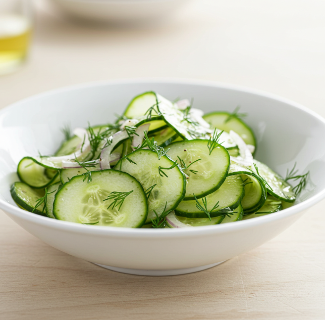 easy fresh cucumber salad recipe